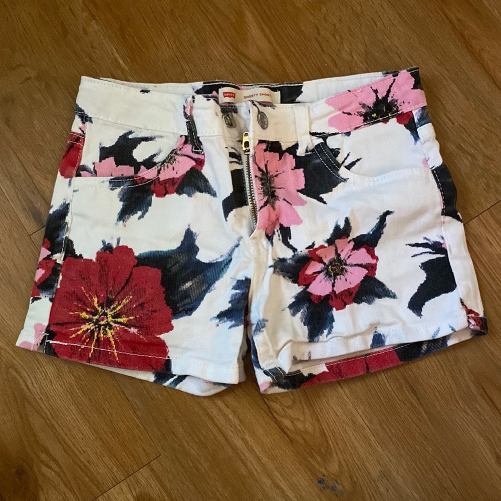 Levi Strauss & Co. Floral Jean Shorts
